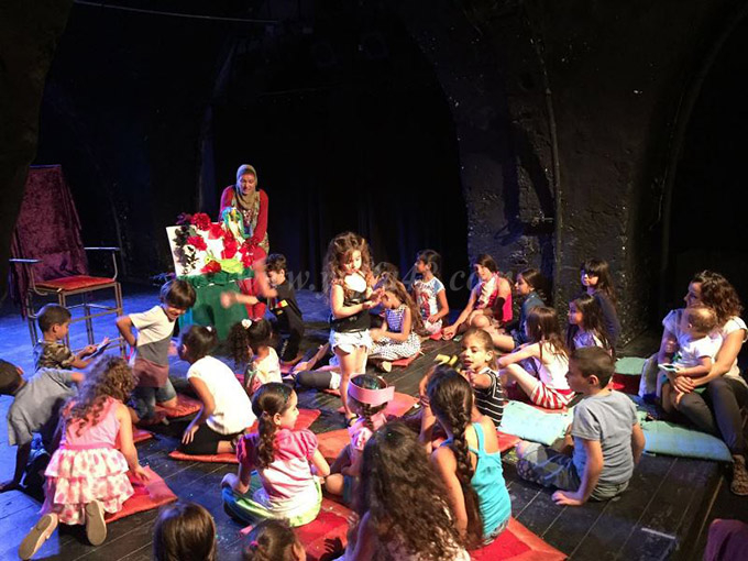 بالصور: مسرح السرايا العربي في يافا يفتتح مشروع "الحكواتي" 